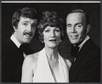 Jamie Ross, Barbara Cason and Roderick Cook in the 1972 Off-Broadway production of Oh Coward!*