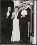 Roderick Cook, Barbara Cason and Jamie Ross in the 1972 Off-Broadway production Oh Coward!