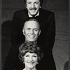 Jamie Ross [top] Roderick Cook [middle] and Barbara Cason [bottom] in publicity photo for the 1972 Off-Broadway production Oh Coward!