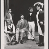 Roscoe Lee Browne, Michael Schultz, Frank Langella and Lester Rawlins in the stage production The Old Glory