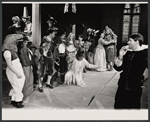 Ensemble in the stage production The Old Glory