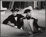 Lester Rawlins [right] and unidentified in the stage production The Old Glory