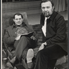 Robert Shaw and Peter Hall in publicity photo for the stage production Old Times