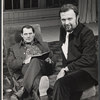 Robert Shaw and Peter Hall in publicity photo for the stage production Old Times