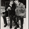 Stefan Schnabel and Barnard Hughes in the stage production Older People