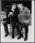 Stefan Schnabel and Barnard Hughes in the stage production Older People