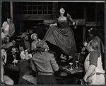 Georgia Brown [center] and unidentified others in the stage production Oliver!