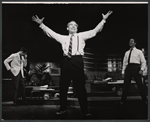 Louis Jourdan, Titos Vandis [center] and unidentified in the stage production One a Clear Day You Can See Forever