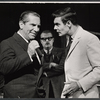 Titos Vandis [left], Louis Jourdan [right] and unidentified [center] in the stage production One a Clear Day You Can See Forever