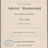 Adams' Restaurant