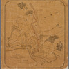 Map showing route of proposed elevated railway in Brooklyn