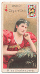 Miss Shakespere.