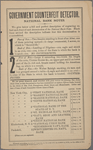 Government Counterfeit Detector