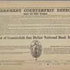 Government Counterfeit Detector, Vol. XXIX, no. 1