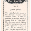 Julia James.