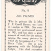 Zoe Palmer.