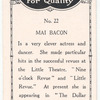 Mai Bacon.