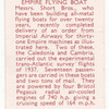 Empire Flying Boat.