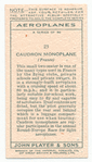 Caudron Monoplane (France).