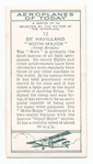 De Havilland 'Moth-Major' (Great Britain).