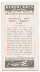 Armstrong Whitworth 'Argosy'.