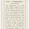 Avro 'Commodore'.