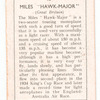 Miles 'Hawk Major'.