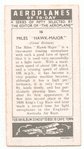 Miles 'Hawk Major'.