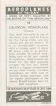 Caudron monoplane.