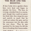 The bear and the beehives.