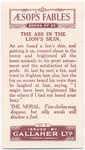 The ass in  the lion's skin.
