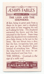 The lion and the shepherd.