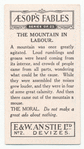 The mountain in labour.
