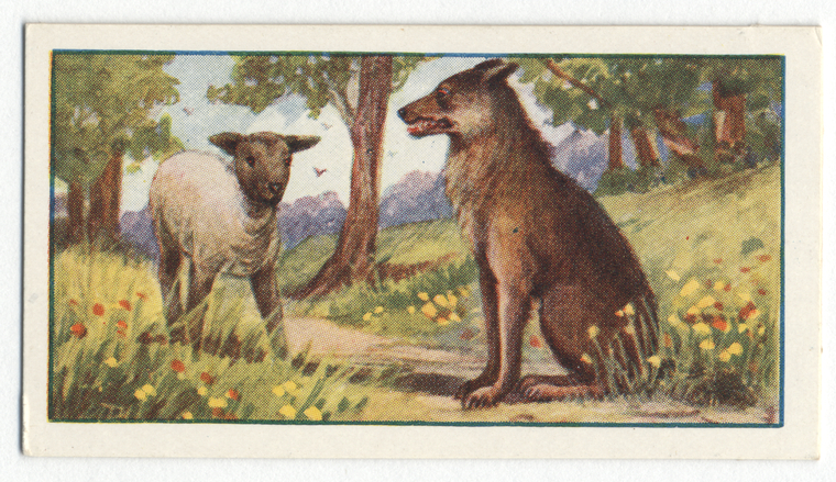 The wolf and the lamb. - NYPL Digital Collections