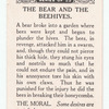 The bear and the beehives.