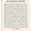 Blackburn Rovers.