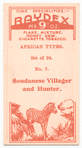 Soudanese villager and hunter.