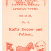 Kaffir doctor and patient.