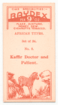 Kaffir doctor and patient.