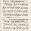 Captain Eyston's car 'Thunderbolt'.