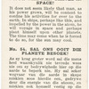 Will man travel in space?