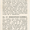 Microfilm camera.