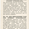 Mechanism of the Sperry gyroscope.