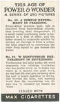 A simple experiment in freezing.