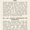 Davis apparatus in use.