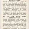 The late Lord Rutherford.