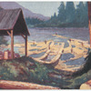 A lumber camp.