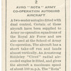Avro 'Rota' Army Co-operation autogiro aircraft.