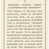 Hawker 'Audax' Army Co-operation aircraft.