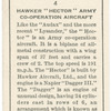 Hawker 'Hector' Army co-operation aircraft.